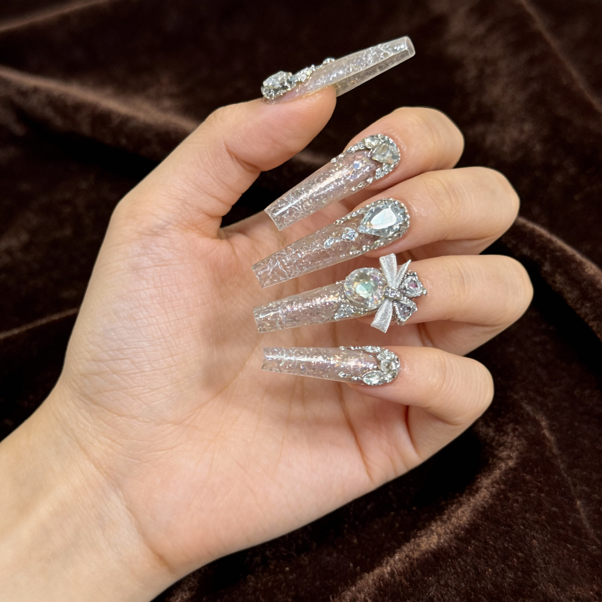 Winter Holiday Visual Idea Winter Holiday Visual Idea — Long Winter Nails