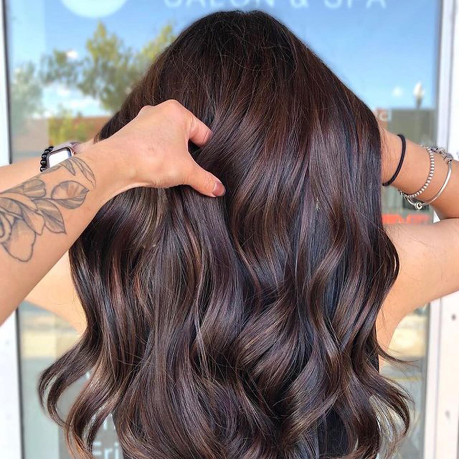 Rich Chocolate Brown With Auburn Undertones Rich Chocolate Brown With Auburn Undertones — Winter Brown Hair Colors