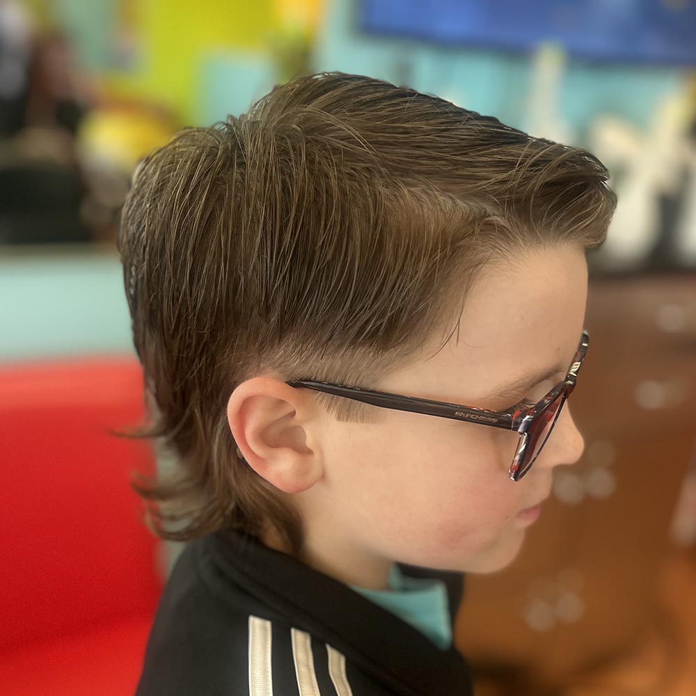 Modern Mullet With Textured Top Modern Mullet With Textured Top — Winter Haircuts for Boys