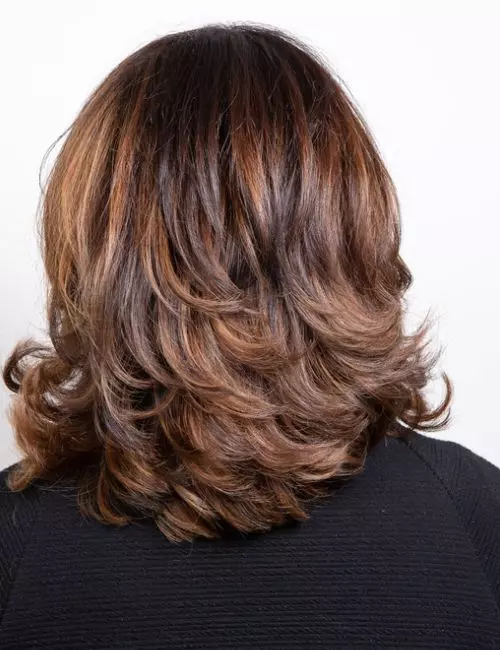 Shoulder Length Layered Shag Shoulder Length Layered Shag — Medium Length Winter Haircuts