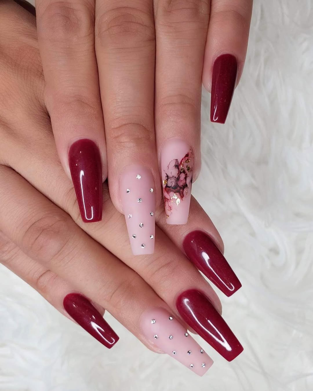 High Gloss Visual Idea — Coffin Nail Designs