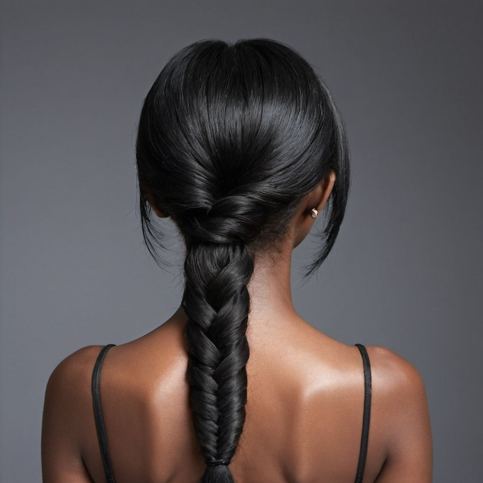 Deep Brown Collarbone Length — Winter Hair Colors for Black Women