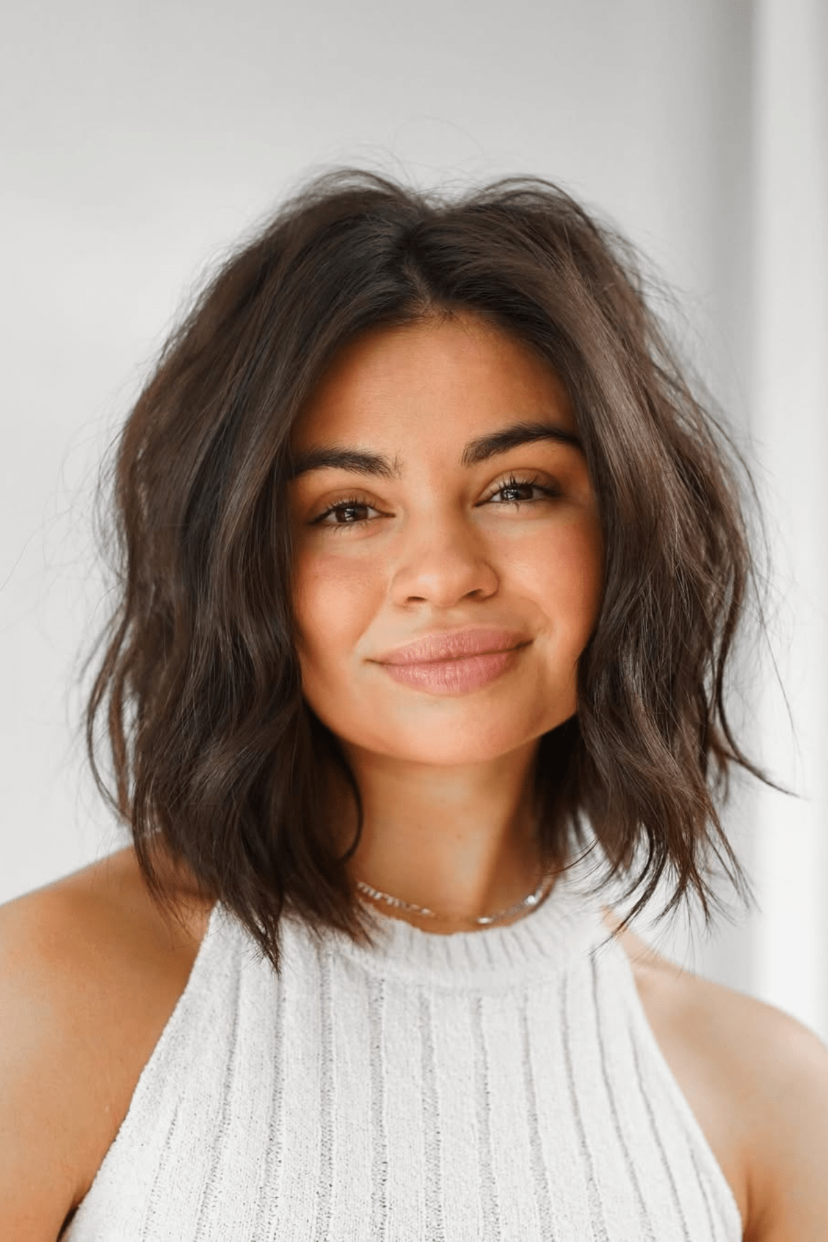 Front View Visual Idea — Winter Haircuts for Plus Size Women