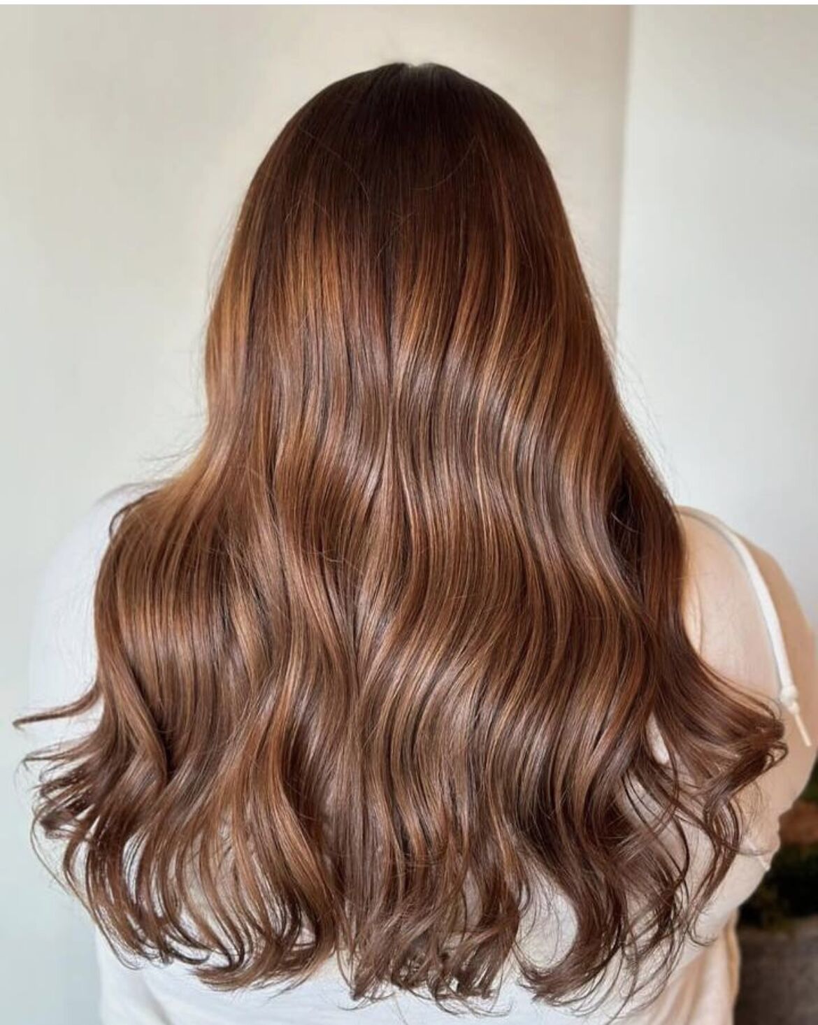 Rich Brown with Copper and Caramel — Winter Hair Colors for Women Over 40