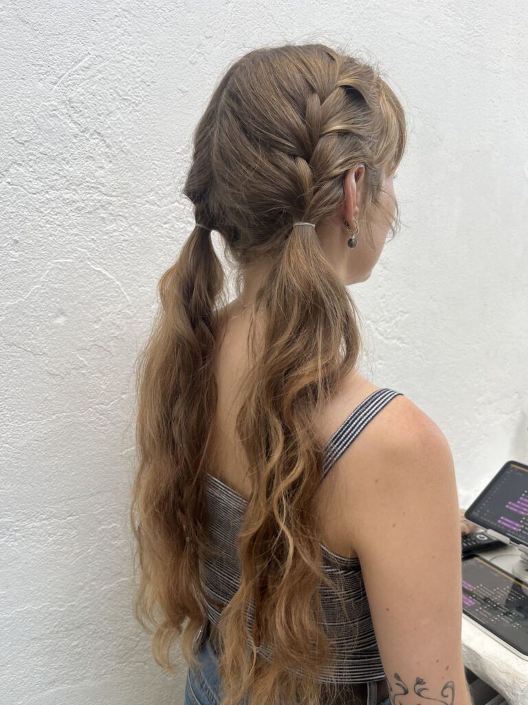 Light Brown Braids With Loose Waves — Aesthetic Winter Hairstyles