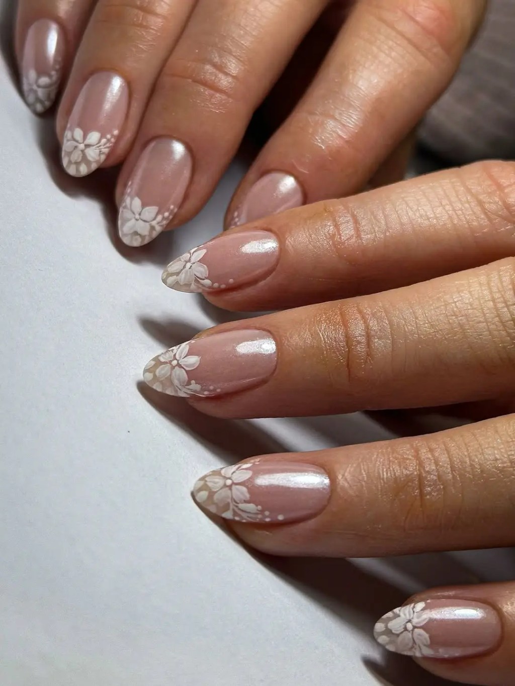 Perfectly Executed Medium Almond French Perfectly Executed Medium Almond French — French Nail Designs