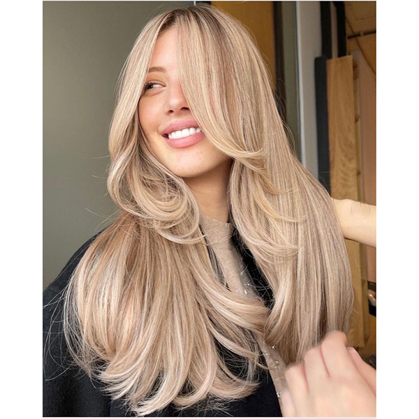 Ash Blonde Layered Shag With Volume — Winter Layered Haircuts