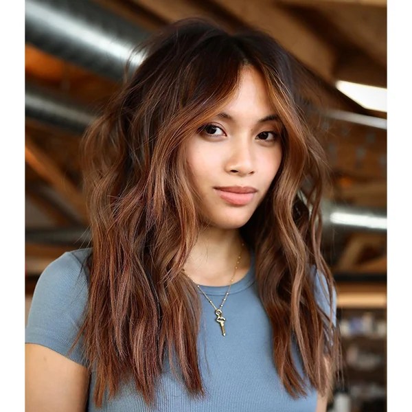 Mid-Back Loose Waves With Subtle Layers — Long Winter Haircuts