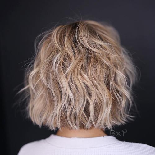 блонд с мелированием Visual Idea — Winter Hairstyles for Thin Hair