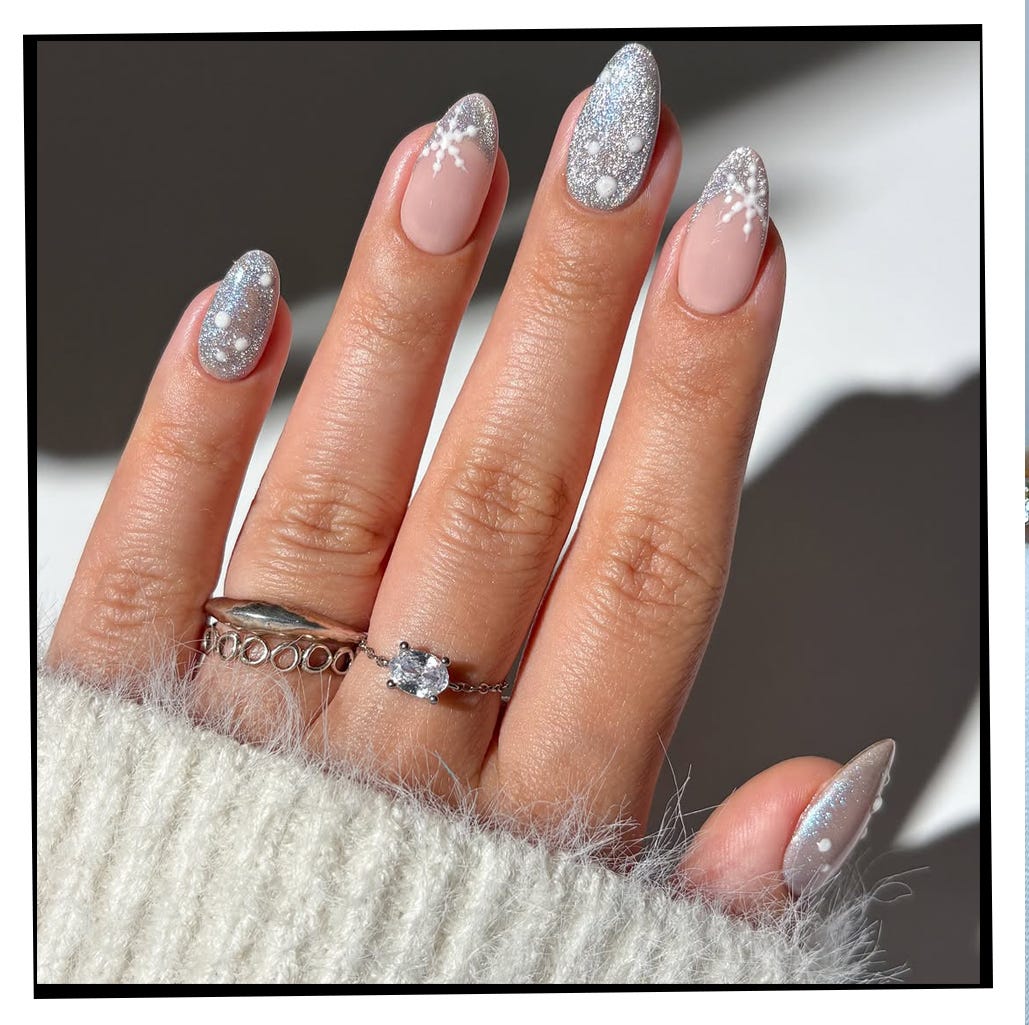 Winter Festive Visual Idea Winter Festive Visual Idea — Classy Winter Nails