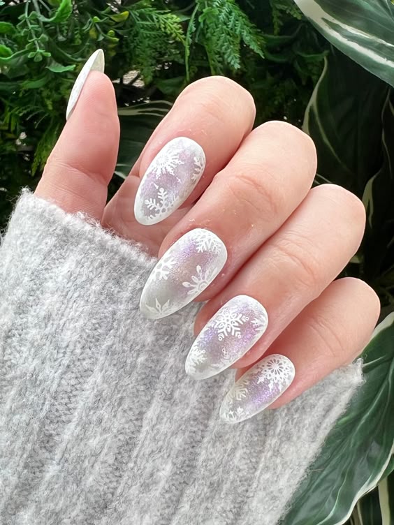 Matte Subtle Shimmer Visual Idea Matte Subtle Shimmer Visual Idea — Classy Winter Nails