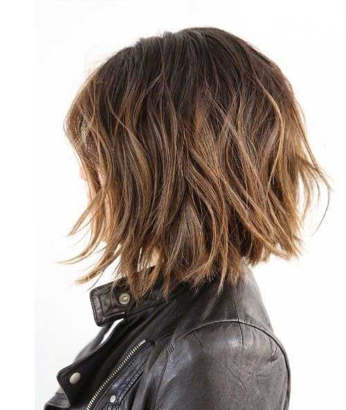 Angled Bob With Balayage Angled Bob With Balayage — Short Winter Haircuts