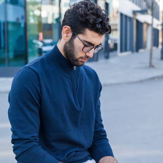 Textured Side-Swept Crop — Winter Haircuts for Men