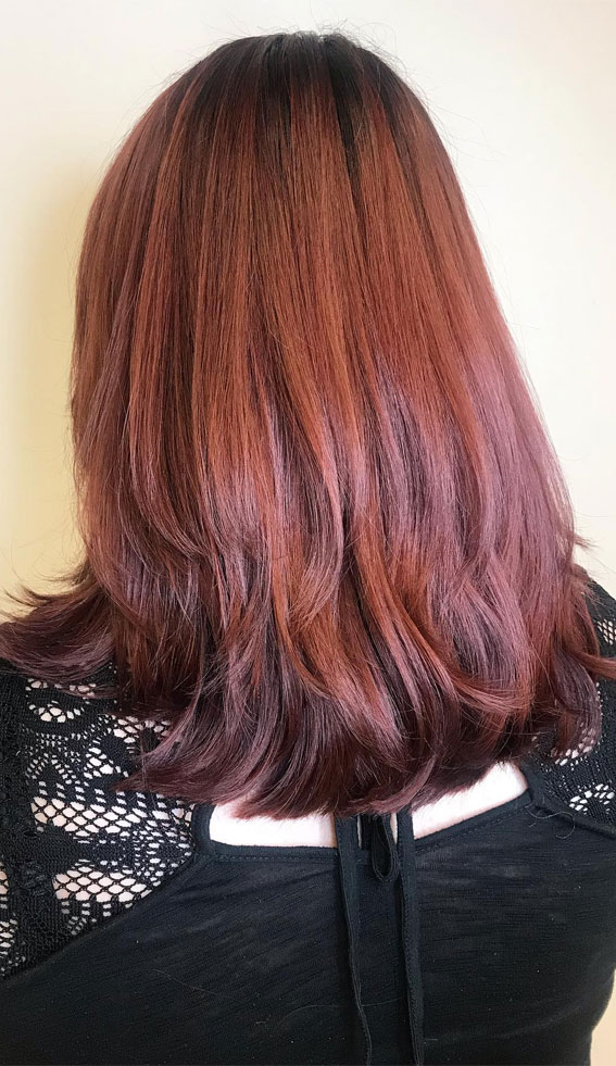 Visual Idea — Cherry Cola Hair Color