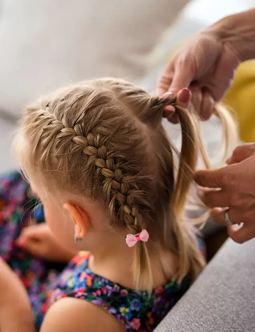 The Art of Braiding: In Progress The Art of Braiding: In Progress — Winter Hairstyles for Kids