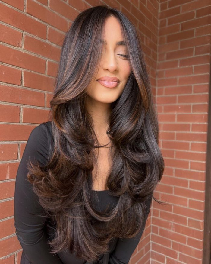 Deep Brown With Subtle Auburn Undertones Deep Brown With Subtle Auburn Undertones — Winter Brown Hair Colors