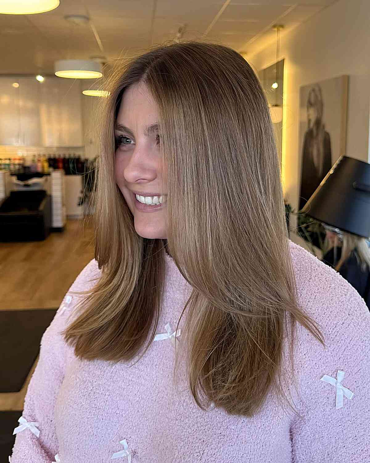 Dark Blonde With Subtle Highlights Dark Blonde With Subtle Highlights — Low Maintenance Winter Hair Colors