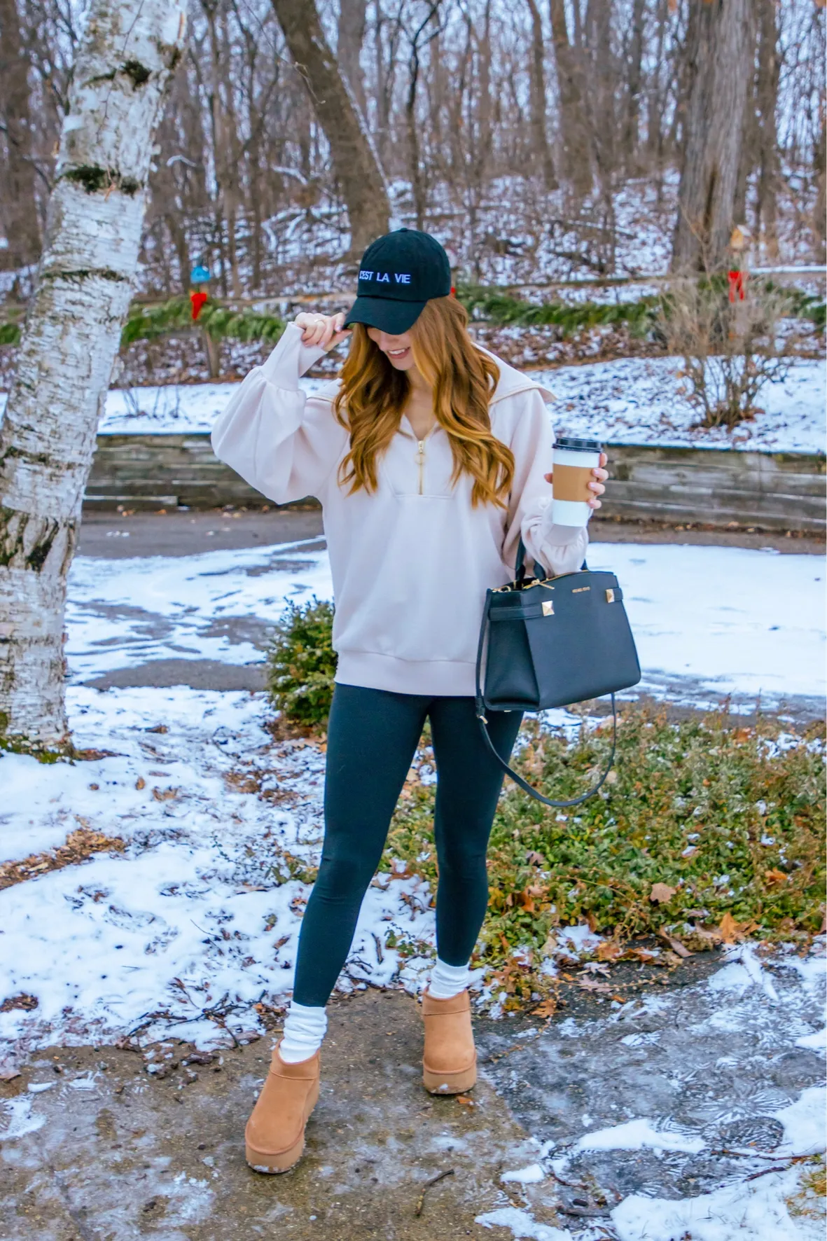 Athleisure Ready: Platform Uggs with Teal Leggings — Ugg Boots Outfits