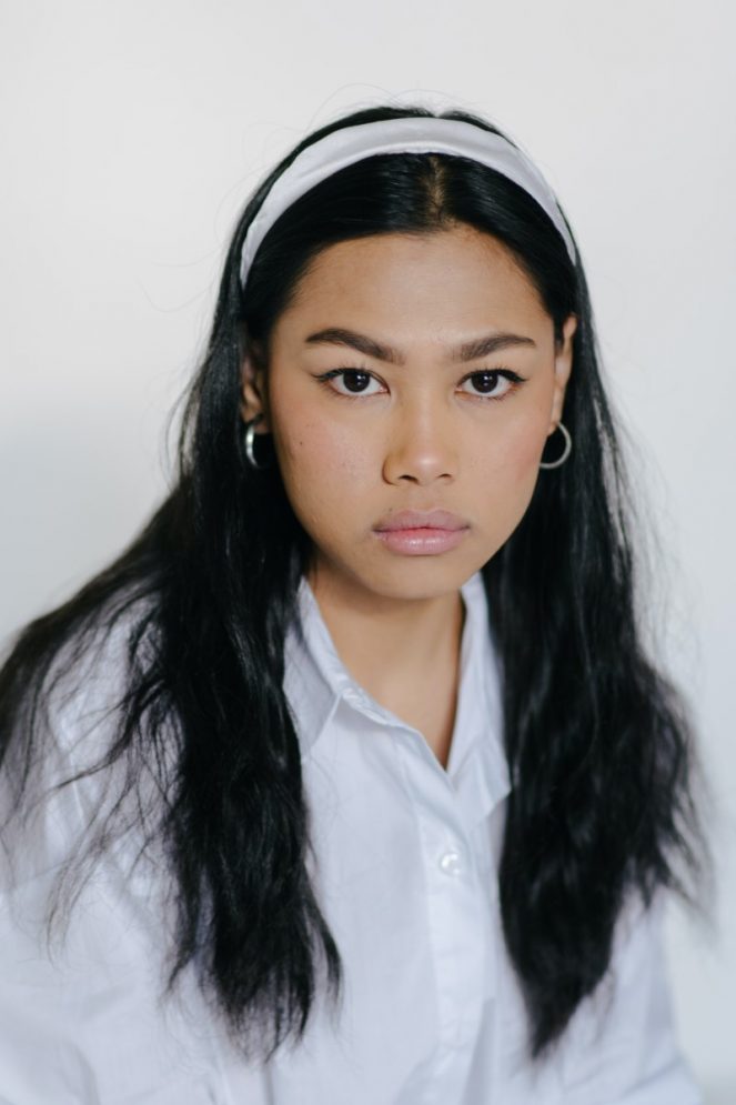 Mid-Back Honey Blonde Waves — Winter Haircuts for Black Women