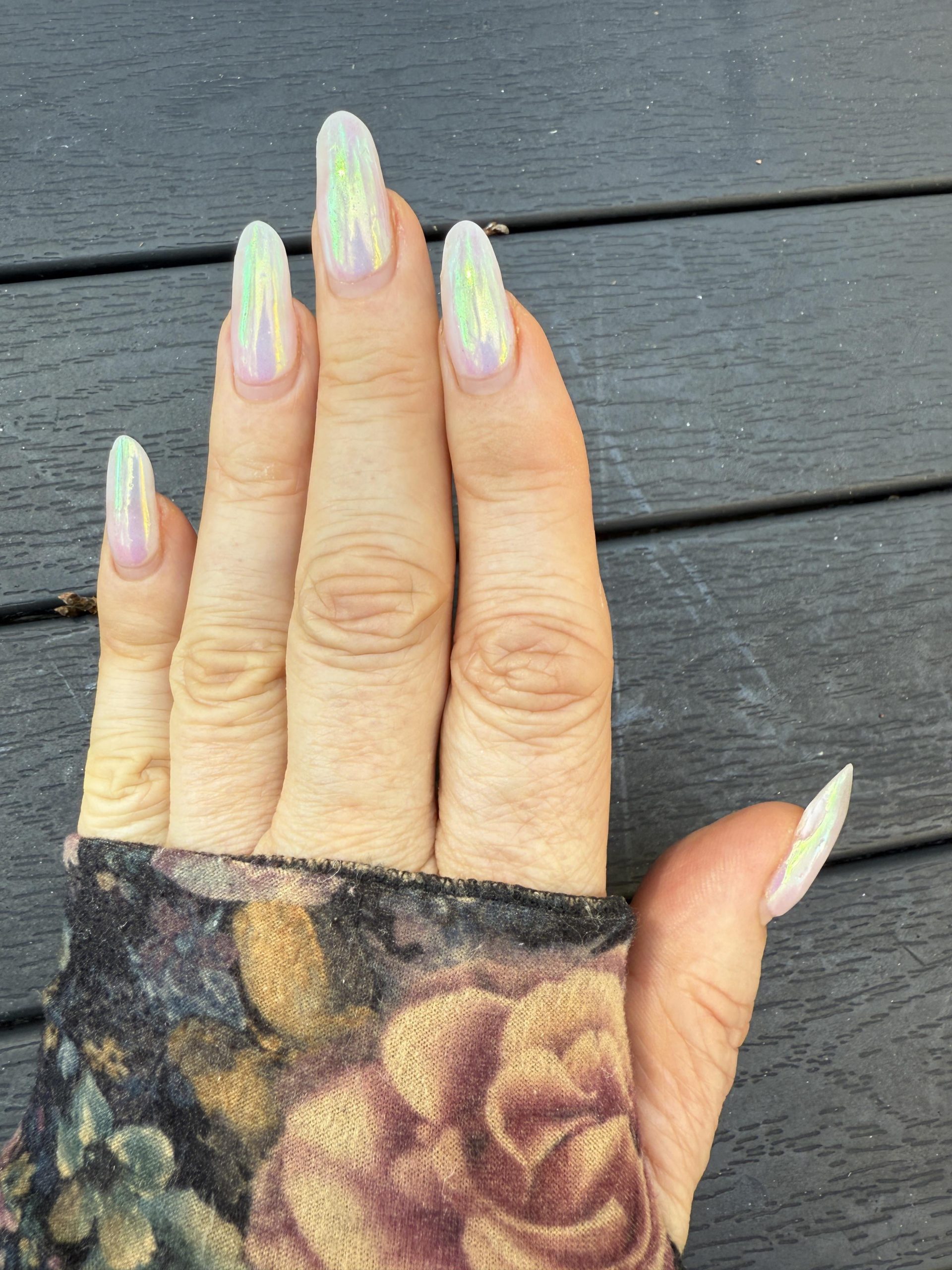 Shimmer Iridescent Visual Idea Shimmer Iridescent Visual Idea — Winter Nail Colors for Pale Skin