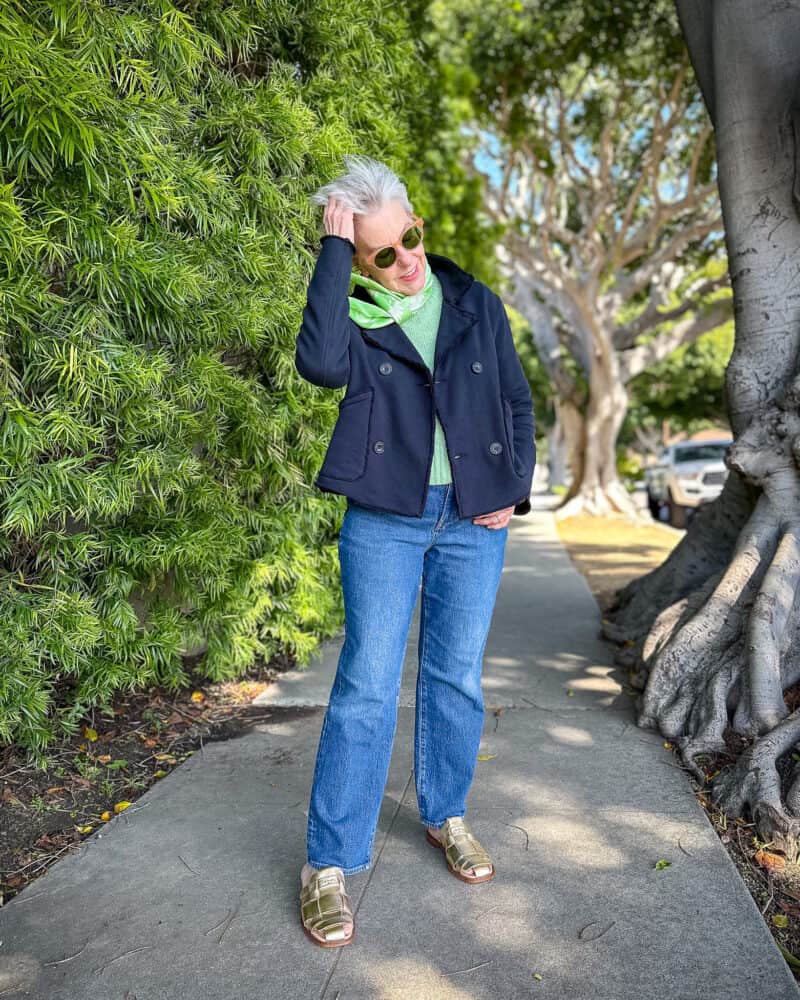 Cropped Navy Peacoat with Vibrant Hoodie and Jeans Cropped Navy Peacoat with Vibrant Hoodie and Jeans — Peacoat Outfits