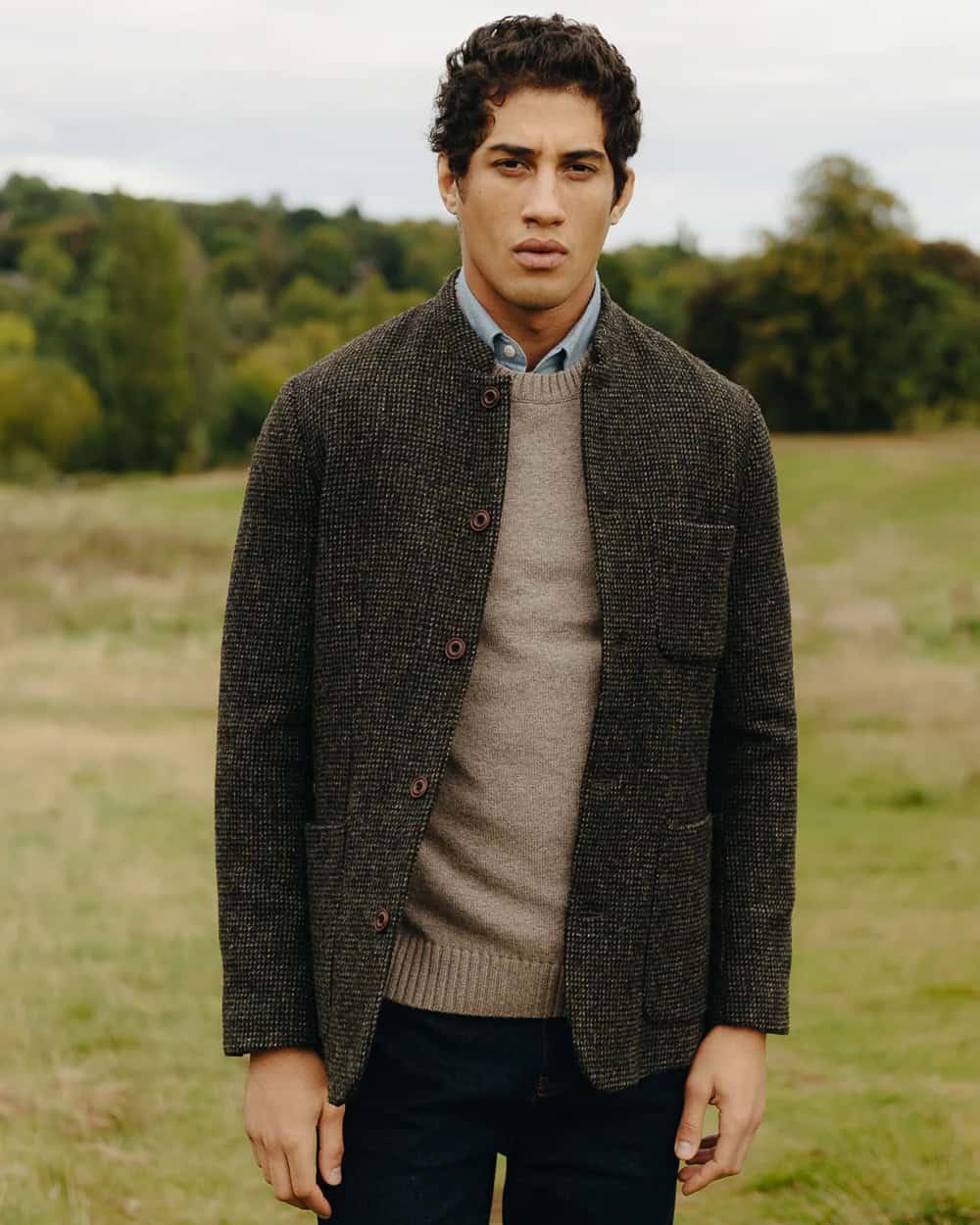 Textured Jacket Sophistication: Smart Casual Layers Textured Jacket Sophistication: Smart Casual Layers — Winter Outfits for Men