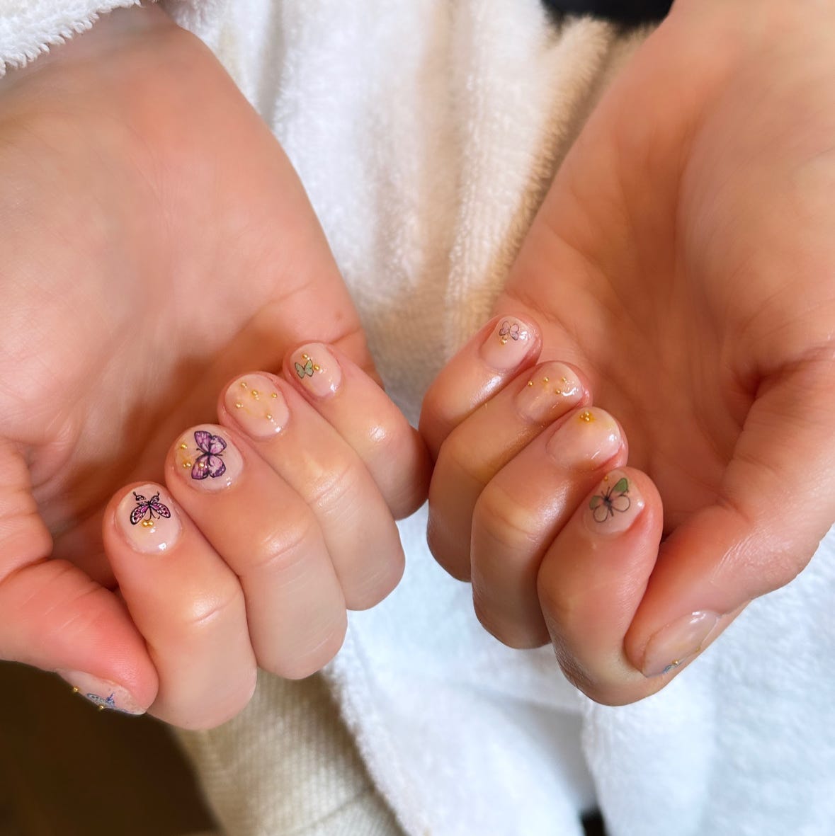 Glossy Visual Idea Glossy Visual Idea — Short Nail Designs