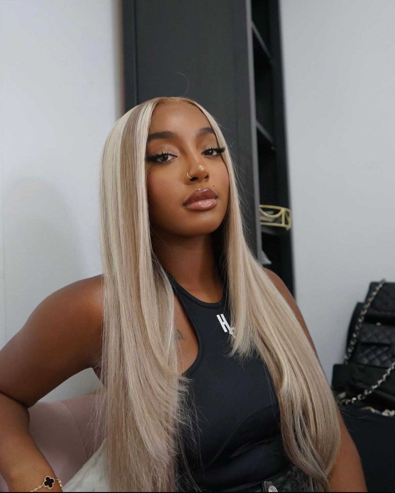 Thick Platinum Blonde With White Undertones — Icy Blonde Hair