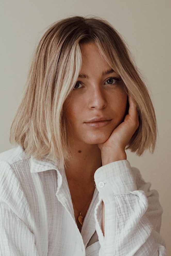 Ash Blonde Bob Face-Framing Layers — Winter Bob Haircuts