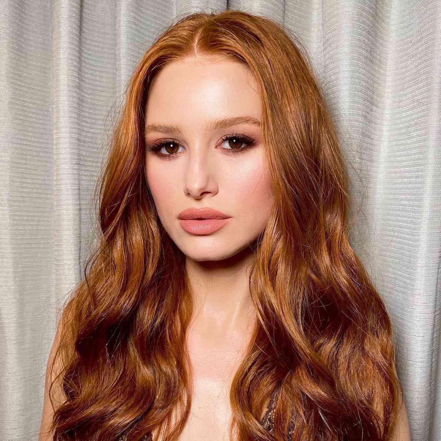 Deep Rich Red With Loose Waves Deep Rich Red With Loose Waves — Winter Hair Colors for Pale Skin