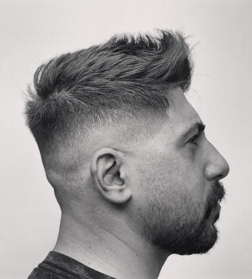 Messy Textured Crop With Faded Sides — Winter Hairstyles for Men