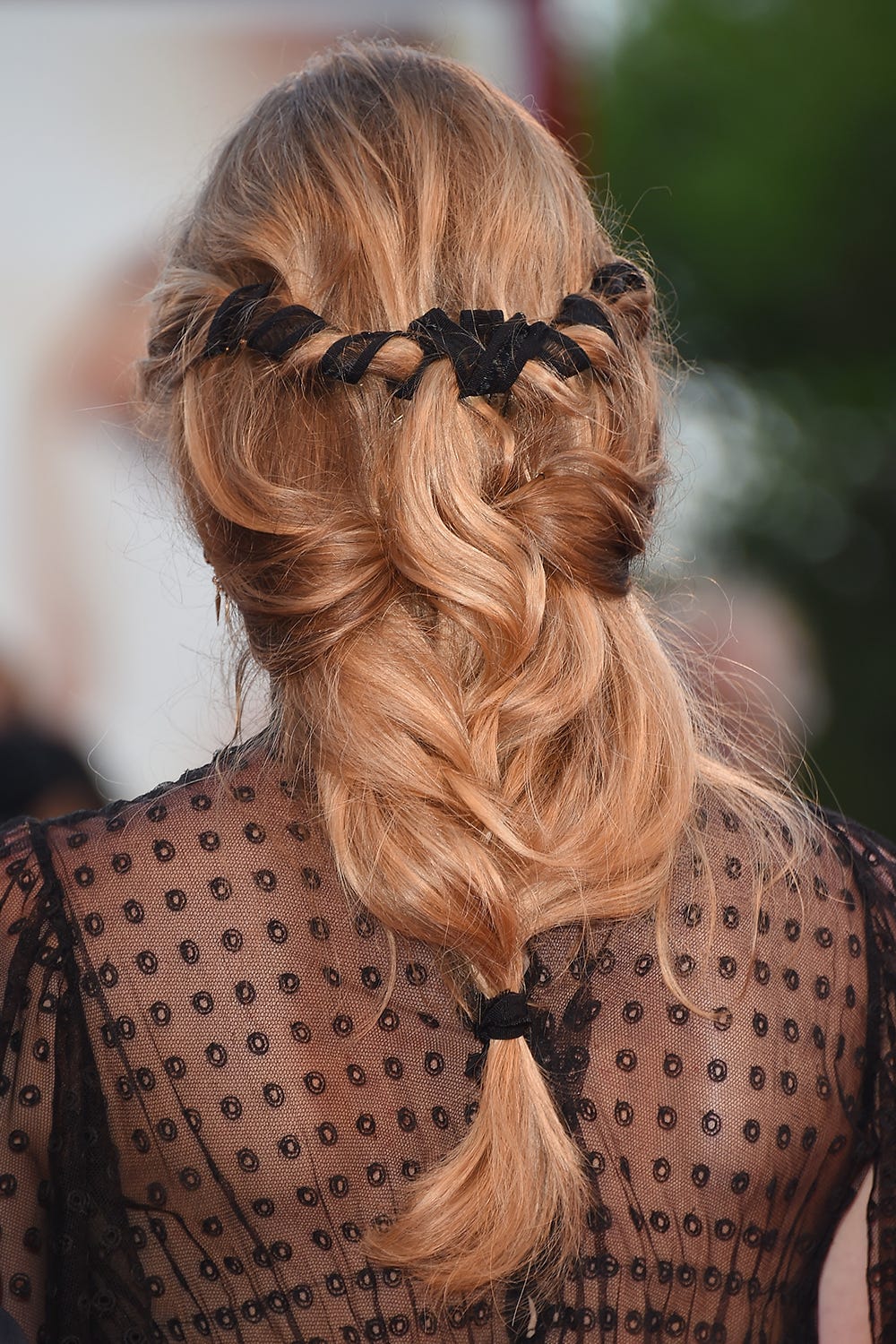 Mid-Back Visual Idea Mid-Back Visual Idea — Winter Wedding Hairstyles