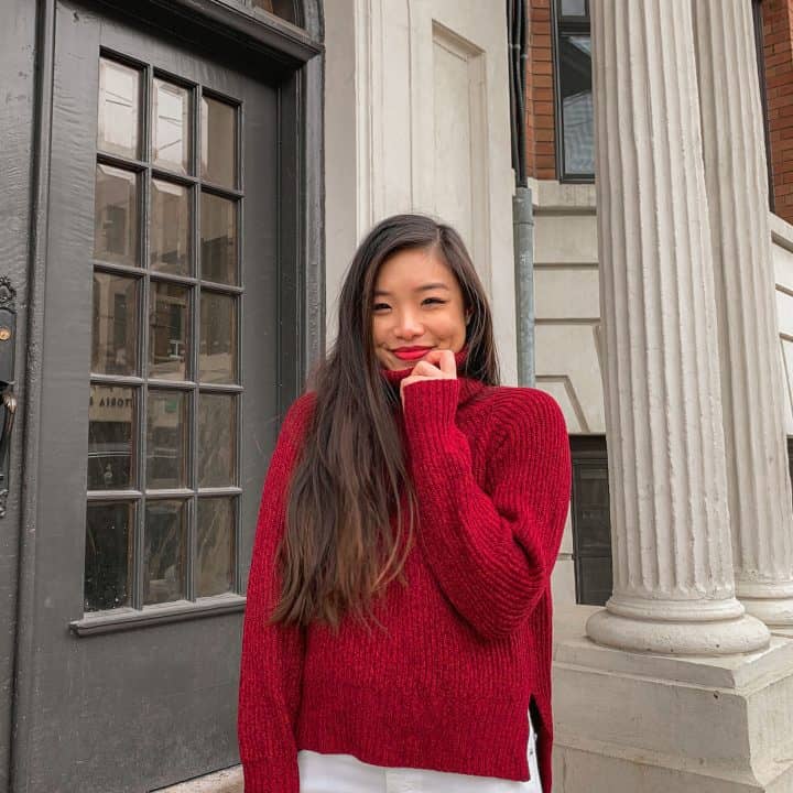 Statement Red Turtleneck for a Cozy Winter Pop — Winter Capsule Wardrobe