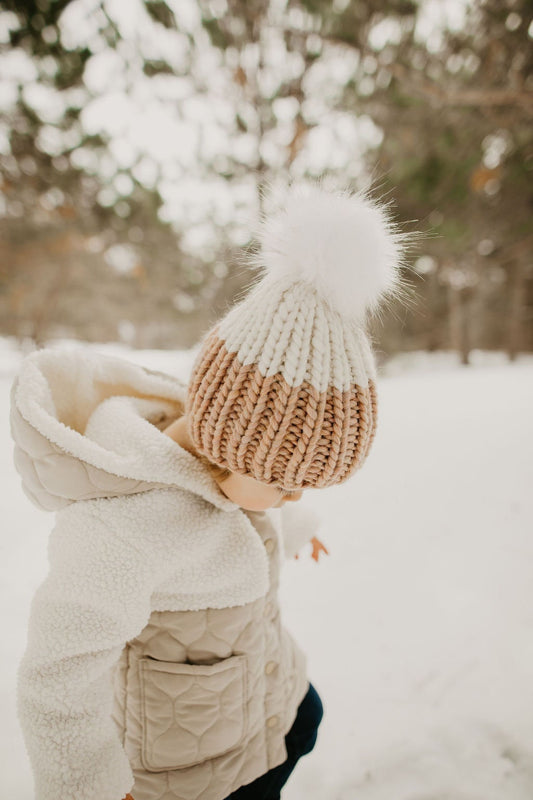 Sherpa-Lined Jacket Over a Quilted Vest — Winter Outfits for Kids