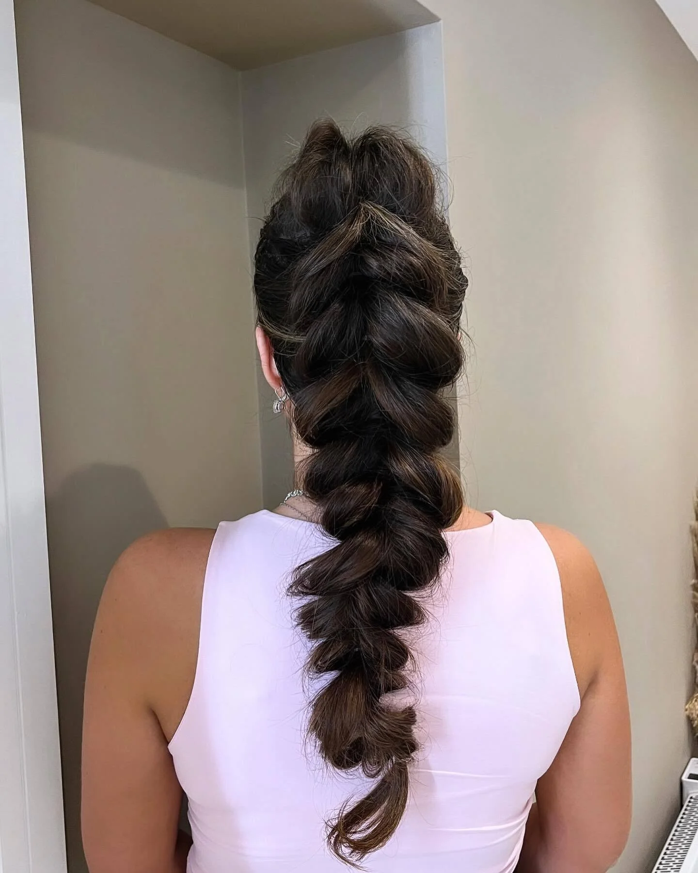 Chunky Fishtail Braid Chunky Fishtail Braid — Winter Hairstyles for Work