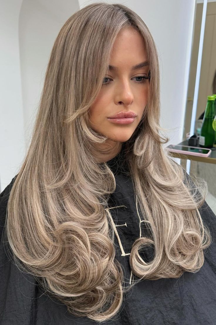 Ash Blonde With Beige Highlights Ash Blonde With Beige Highlights — Low Maintenance Winter Hair Colors