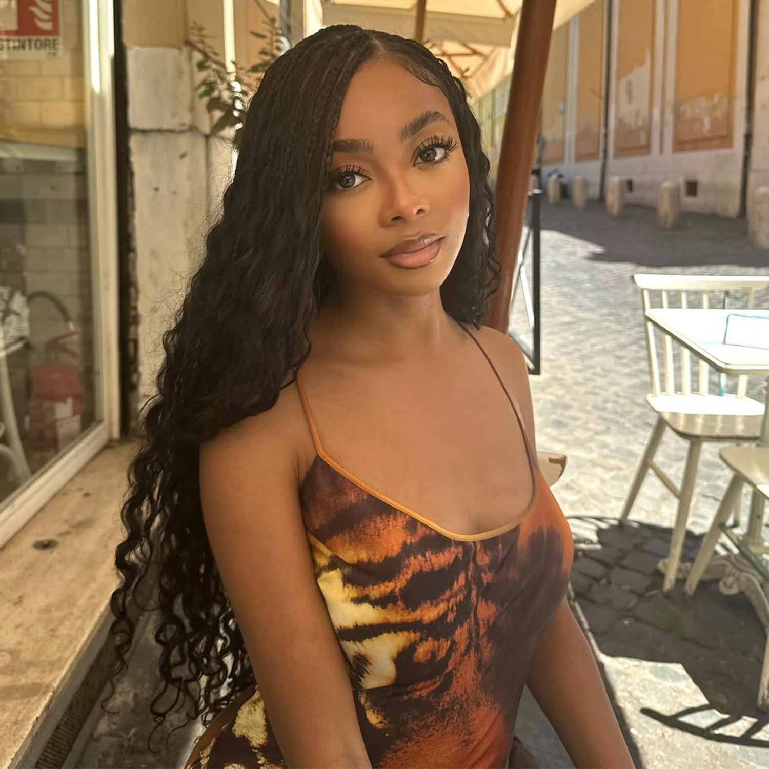 Mid-Back Black Layered Waves — Winter Haircuts for Black Women