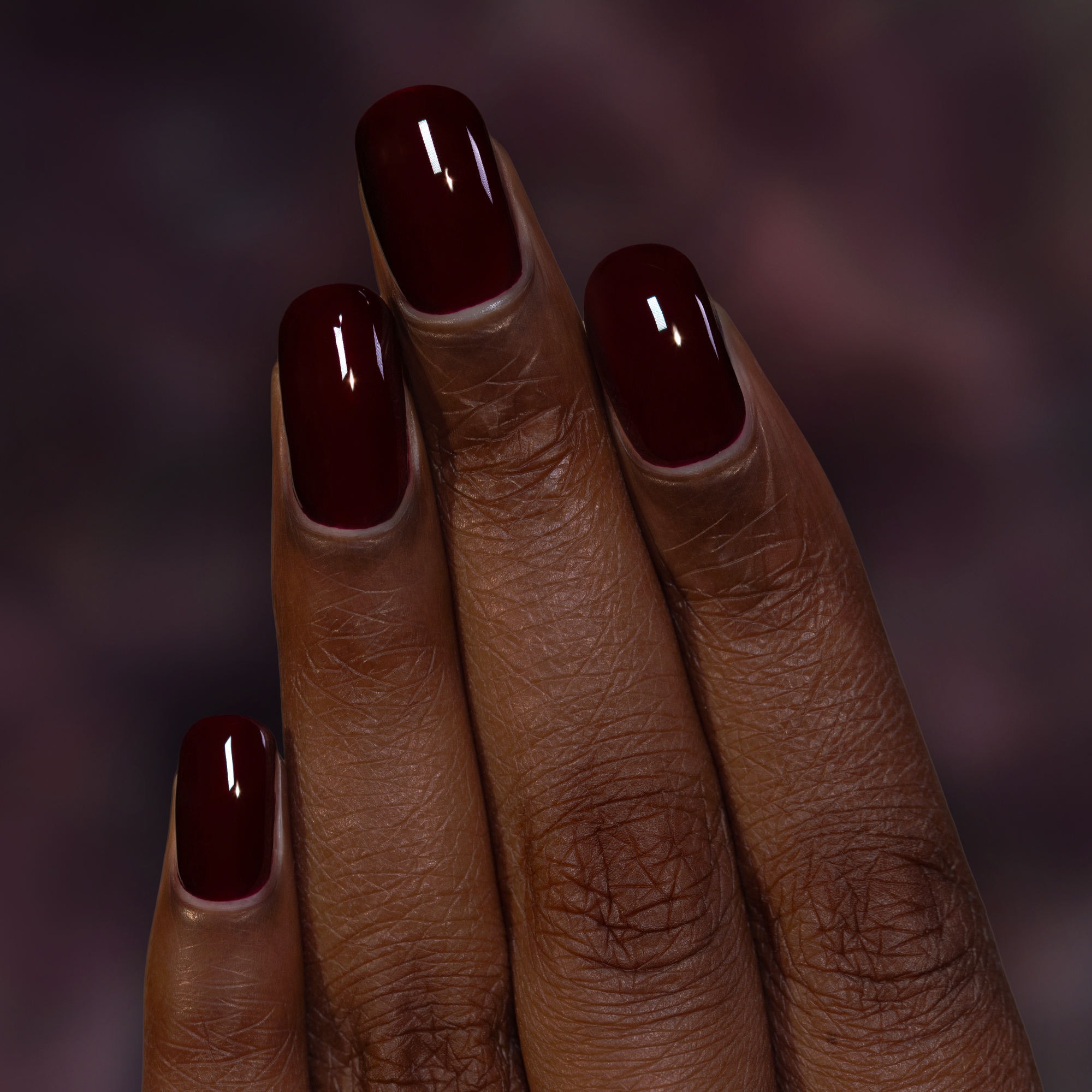 Burgundy with Metallic Silver French Tip Burgundy with Metallic Silver French Tip — Burgundy Nails