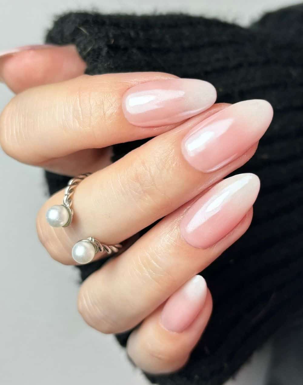 Glossy With A Pearlescent Sheen Visual Idea Glossy With A Pearlescent Sheen Visual Idea — Winter Formal Nails