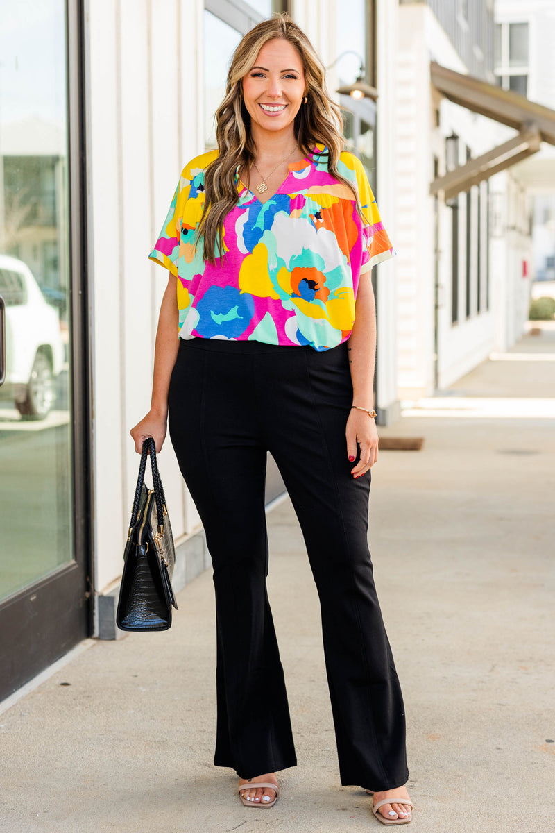 Plaid Jacket Accent for Casual Cool — Flare Leggings Outfits