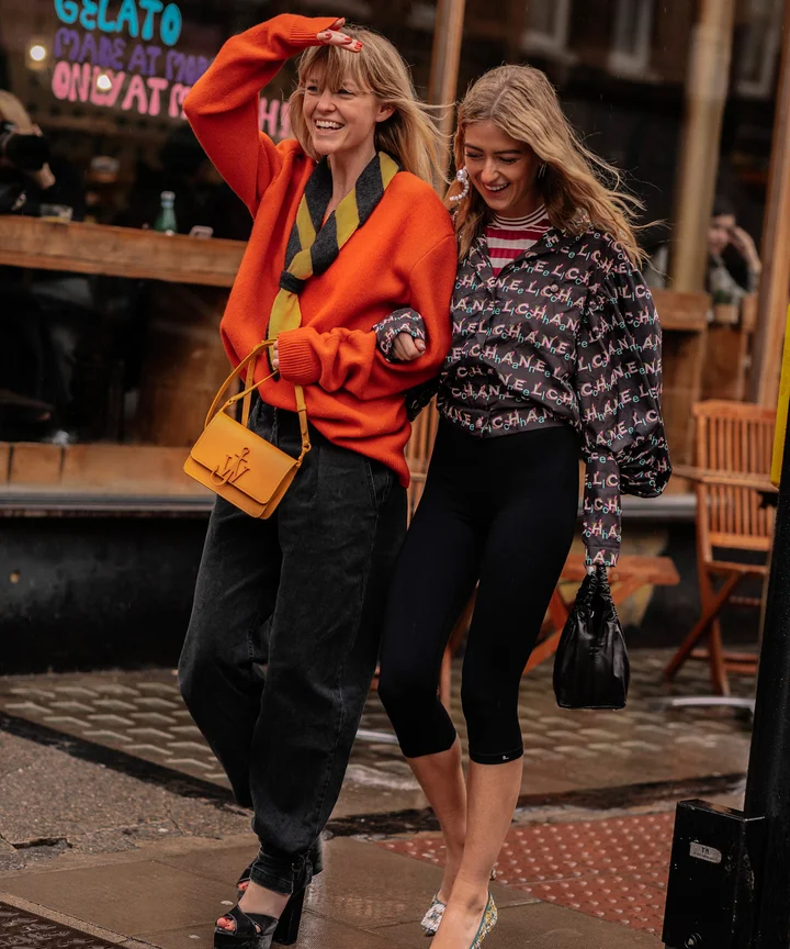 Bright Orange Knit Sweater for a Pop of Color in the City Bright Orange Knit Sweater for a Pop of Color in the City — London Winter Outfits