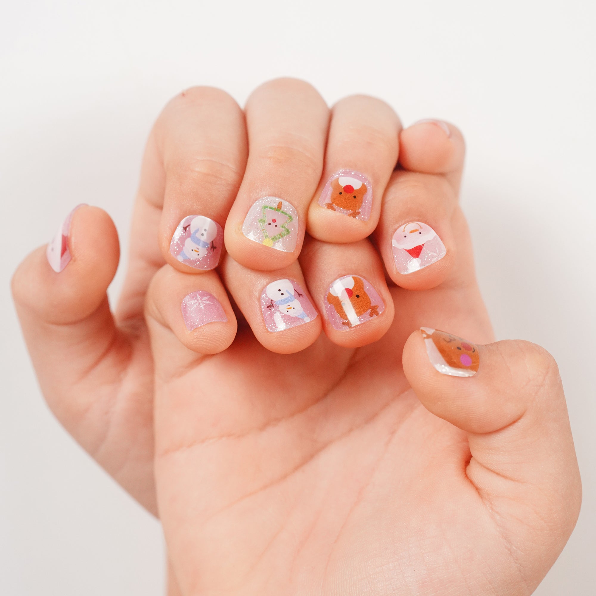 Various Winter Character Nails Various Winter Character Nails — Winter Nails for Kids
