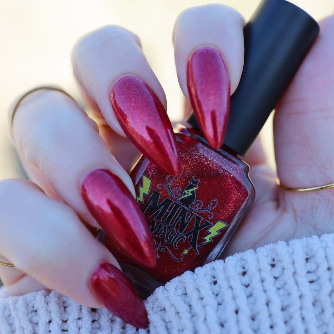 Shimmer Glossy Visual Idea Shimmer Glossy Visual Idea — Winter Formal Nails
