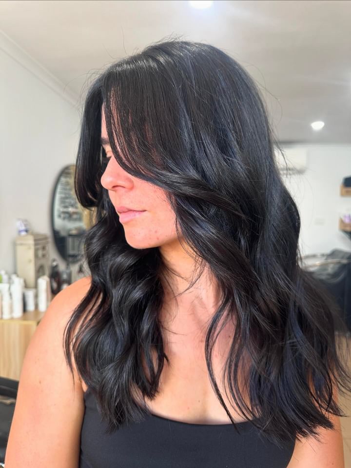 Dark Brown with Cool Undertones — Winter Hair Colors for Women Over 40