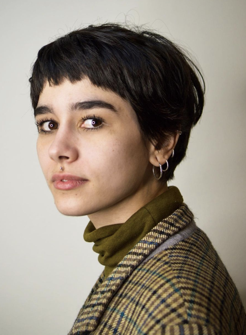 Side View Dark Brown Pixie With Choppy Micro Bangs Side View Dark Brown Pixie With Choppy Micro Bangs — Winter Pixie Haircuts