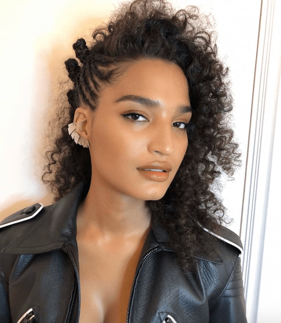 Cornrows Transitioning to Loose Curls Cornrows Transitioning to Loose Curls — Aesthetic 4c Hair