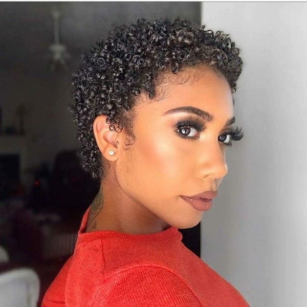 Short Air-Dried Style With Defined Coils Short Air-Dried Style With Defined Coils — Aesthetic 4c Hair