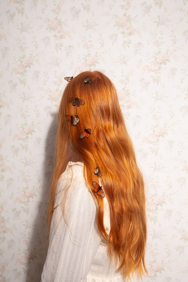 Vibrant Ginger Air-Dried Mid-Back Waves Vibrant Ginger Air-Dried Mid-Back Waves — Aesthetic Ginger Hair