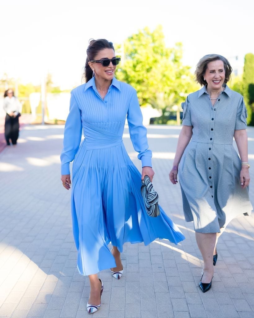 Light Blue Collared Midi Dress with Ruched Waist — Aesthetic Queen Dress
