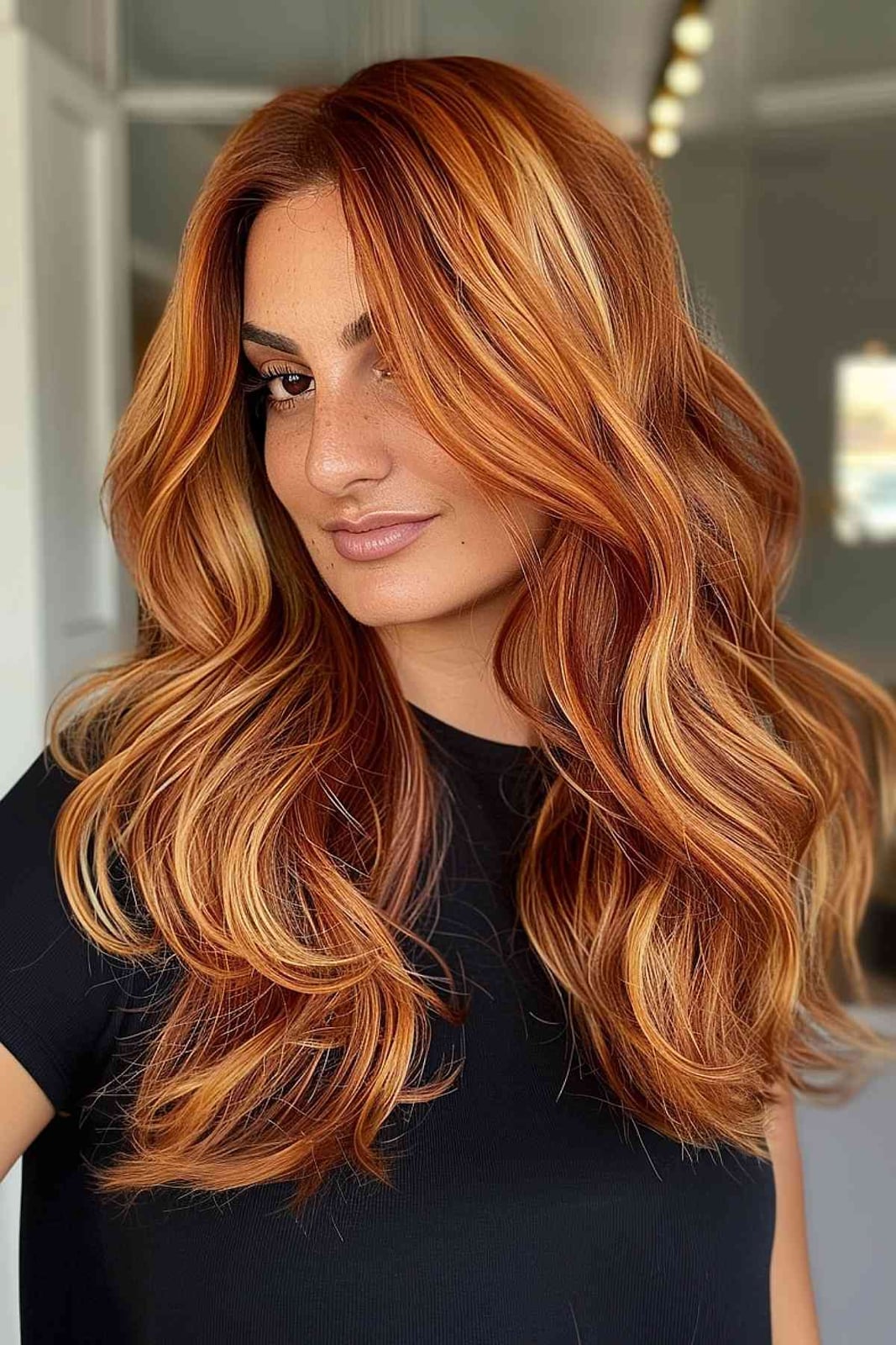 Vibrant Copper With Lighter Ginger Highlights — Aesthetic Red Hair